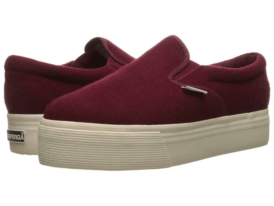 Superga 2314 Polywoolw (Maroon) Women