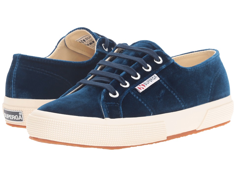 Superga 2750 Velvetw (Blue) Women