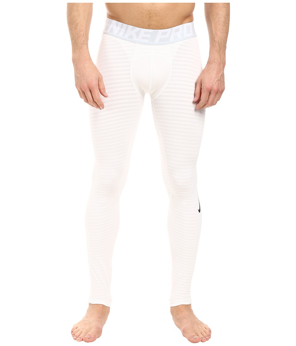 Nike Pro Warm Training Tight (White/Pure Platinum/Black) Men