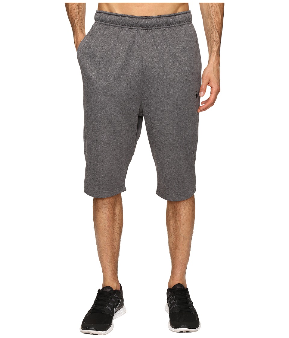 Nike Therma Short (Charcoal Heather/Dark Grey/Black) Men