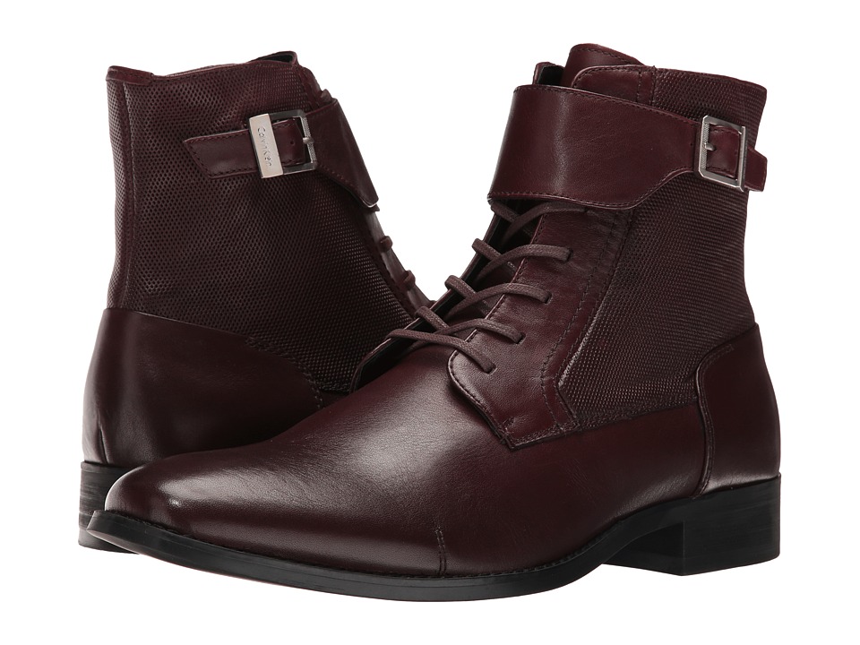 Calvin Klein Stokely (Oxblood Calf Leather) Men