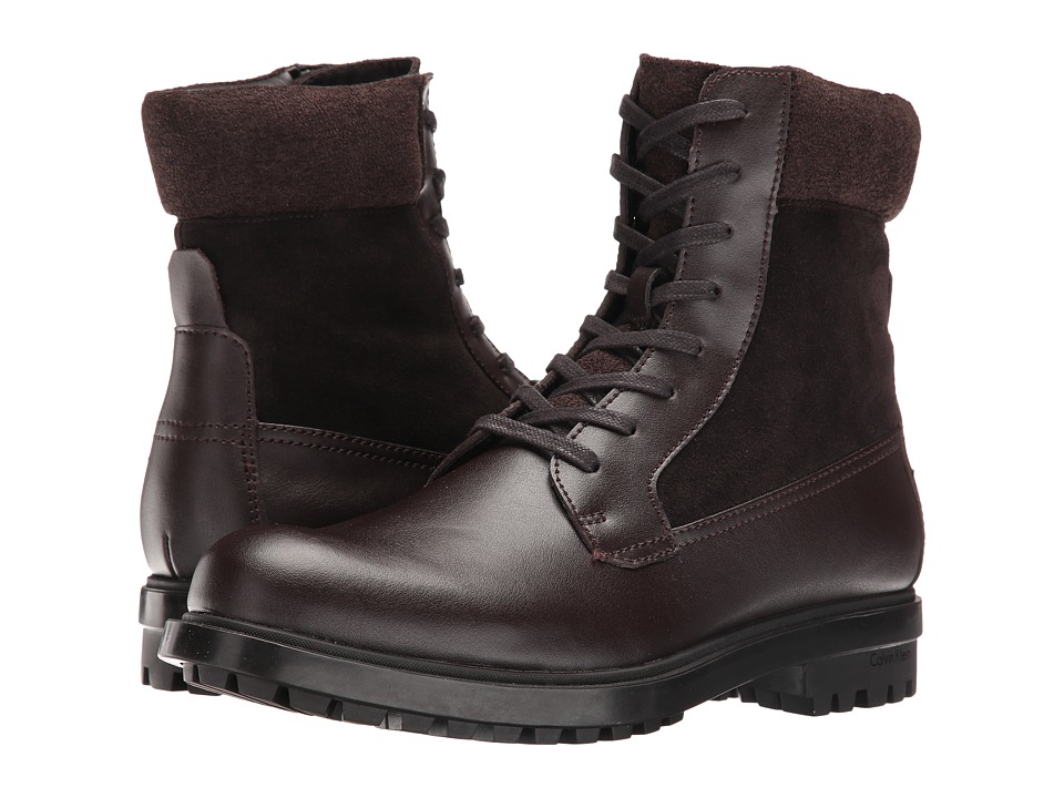 Calvin Klein Gable (Dark Brown Leather) Men