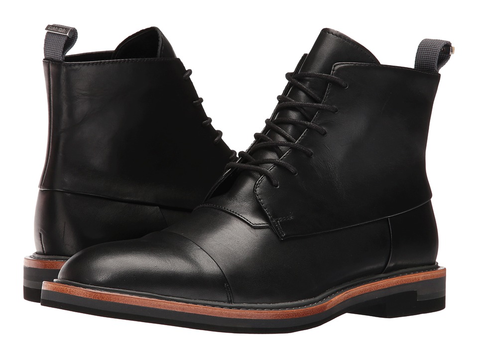 Calvin Klein Jabin (Black Calf Leather) Men