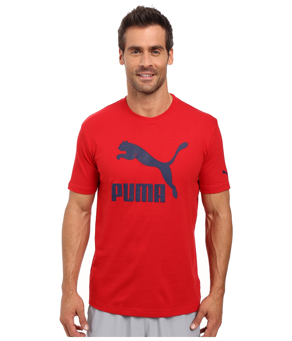 PUMA Archive Life Tee (Barbados Cherry/Peacoat) Men