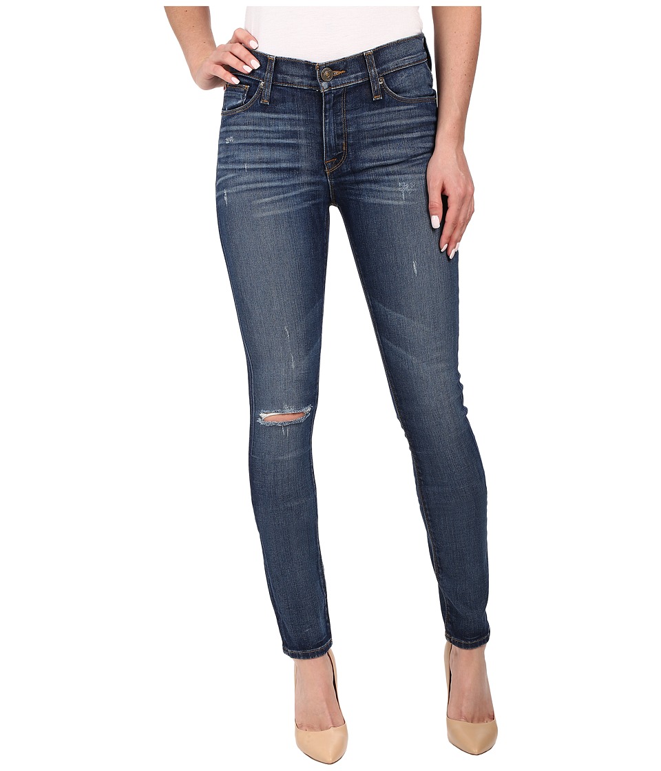 Hudson Shine Mid-Rise Skinny in Offshore (Offshore) Women