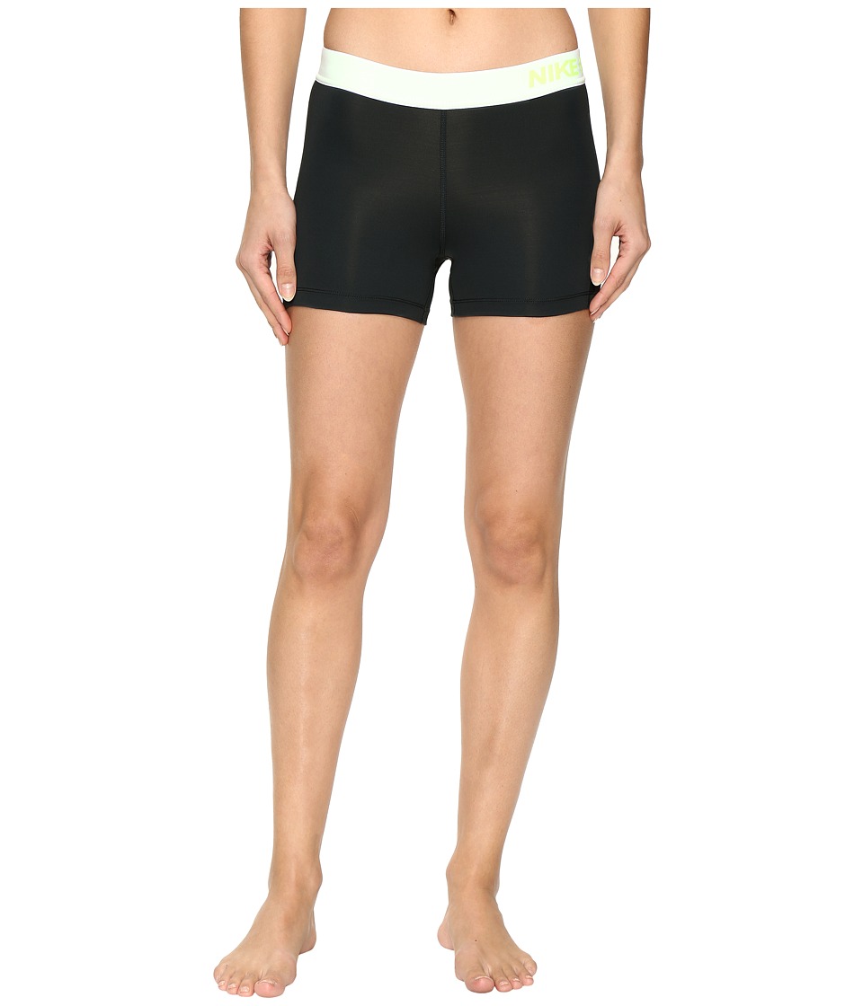Nike Pro 3 Cool Compression Training Short (Seaweed/Volt/Volt) Women