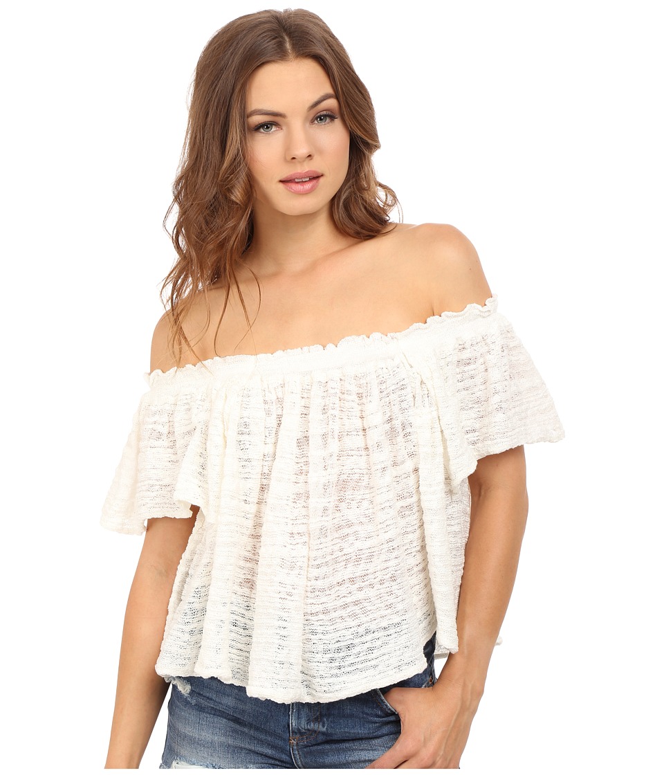 Free People Thrills and Frills Sweater (Ivory) Women