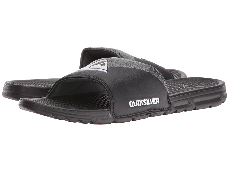 Quiksilver - Shoreline Print (Black/Grey/Black) Men
