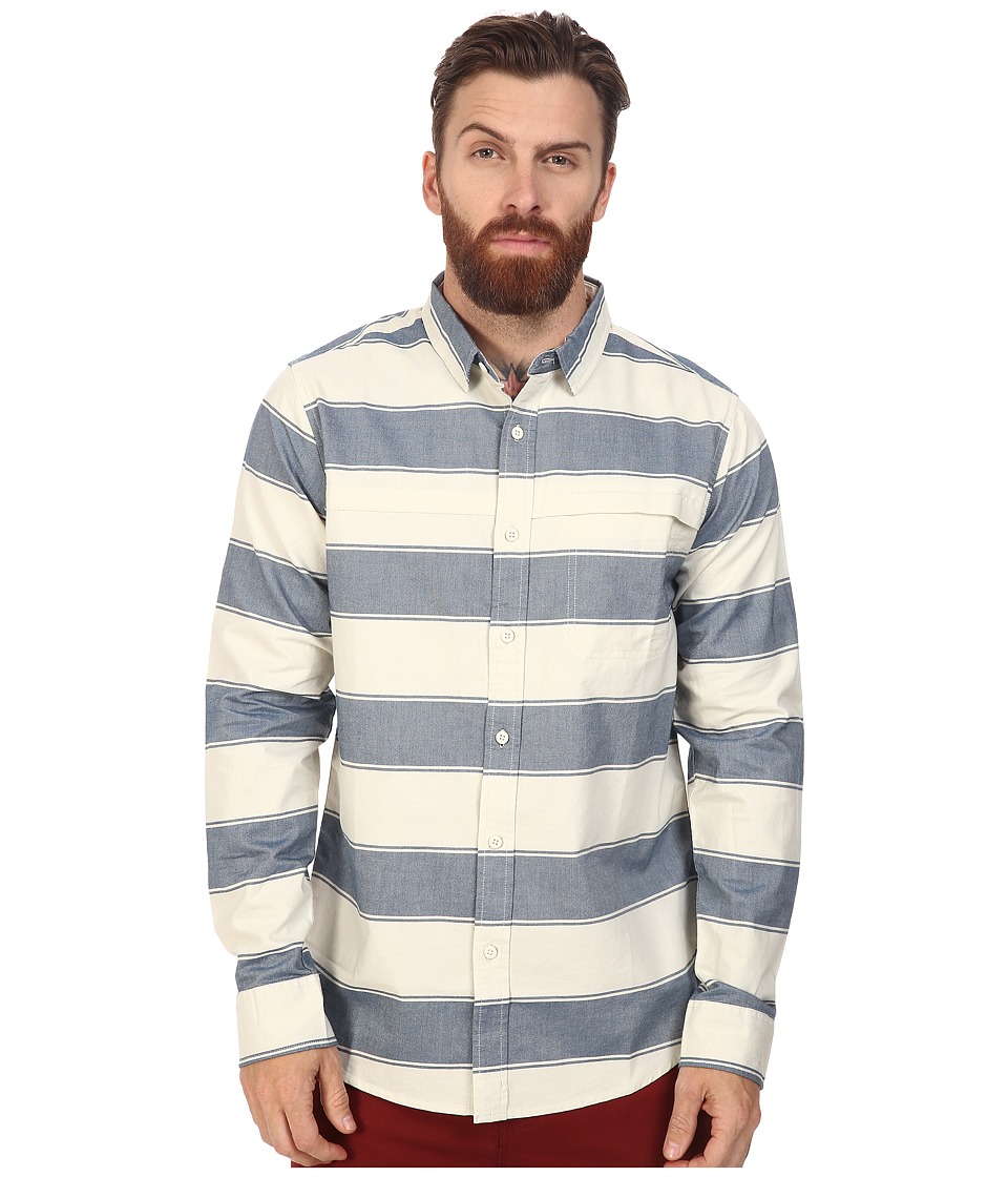 Tavik Shin Long Sleeve (Bone/Blue) Men