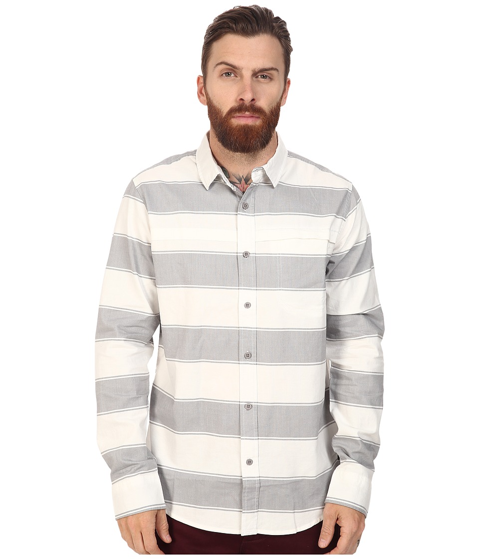 Tavik Shin Long Sleeve (White/Light Grey) Men