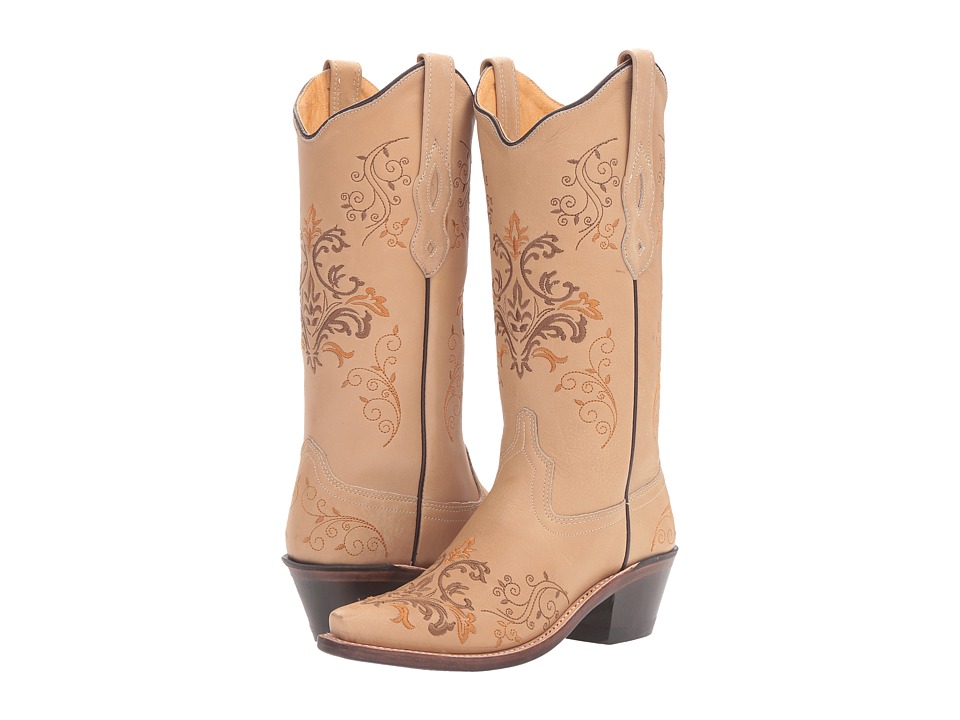 Old West Boots LF1588 (Vintage Cream) Cowboy Boots