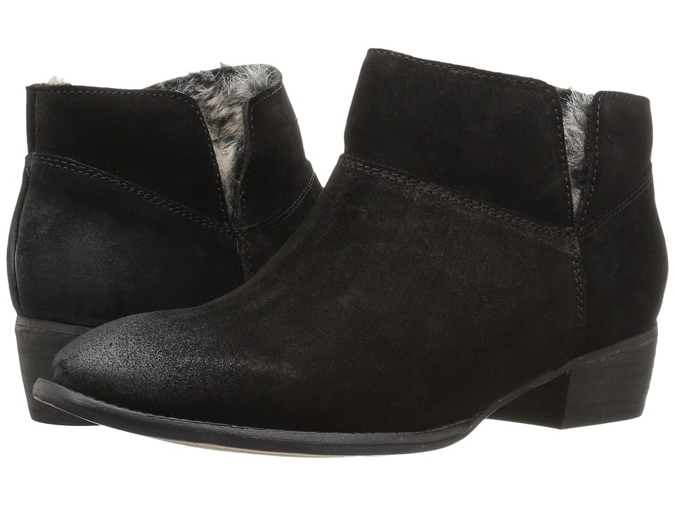 Seychelles Snare Cozy (Black Suede/Fur) Women