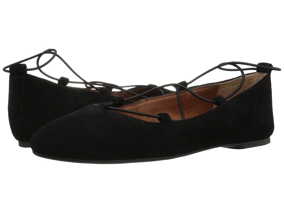 Lucky Brand Aviee (Black Oil Suede) Women