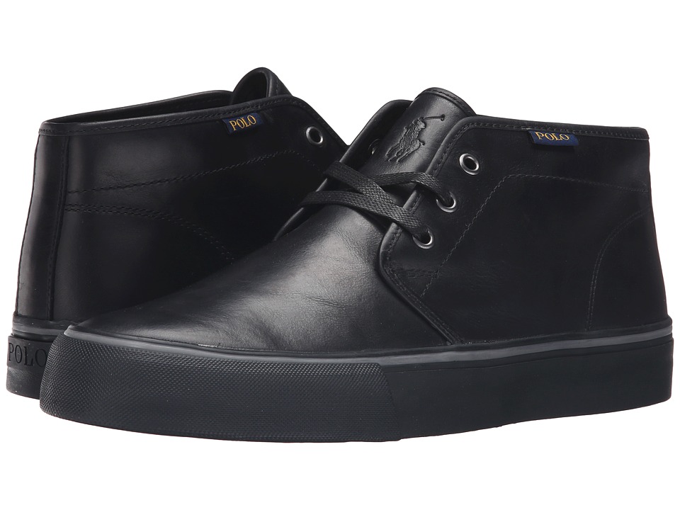 Polo Ralph Lauren Maykn (Black Smooth Oil Leather) Men