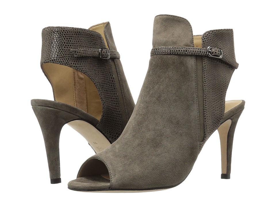 Vaneli Birgit (Taupe Suede/Match Elastic Print/Match Elastic) High Heels