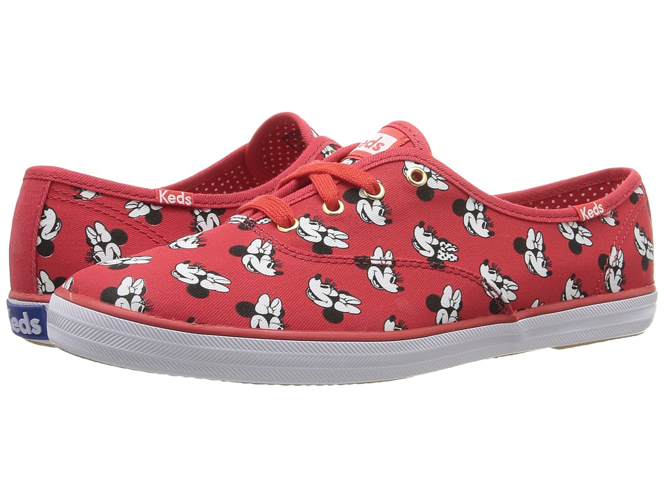 Keds Champion Minnie (Red Canvas) Women