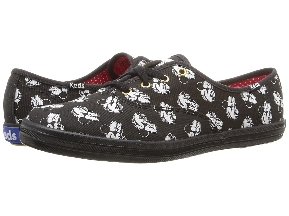 Keds Champion Minnie (Black Canvas) Women