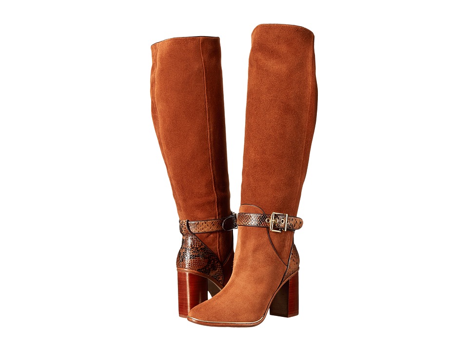 Ted Baker Niida (Tan Waved Suede/Snake) Women