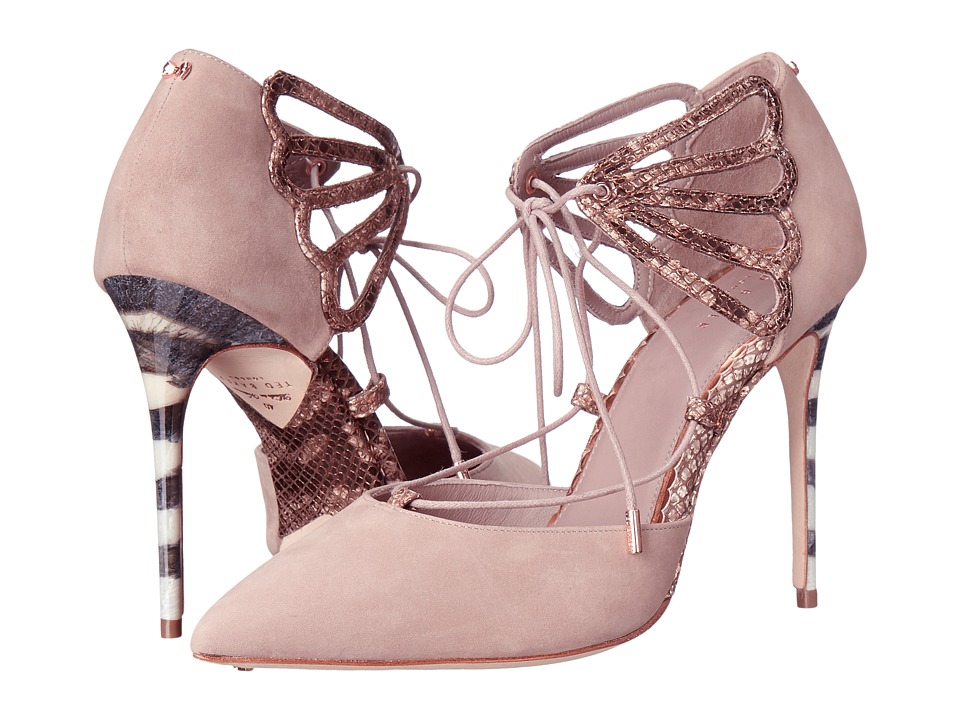 Ted Baker Mallai (Light Grey Nubuck/Exotic) Women