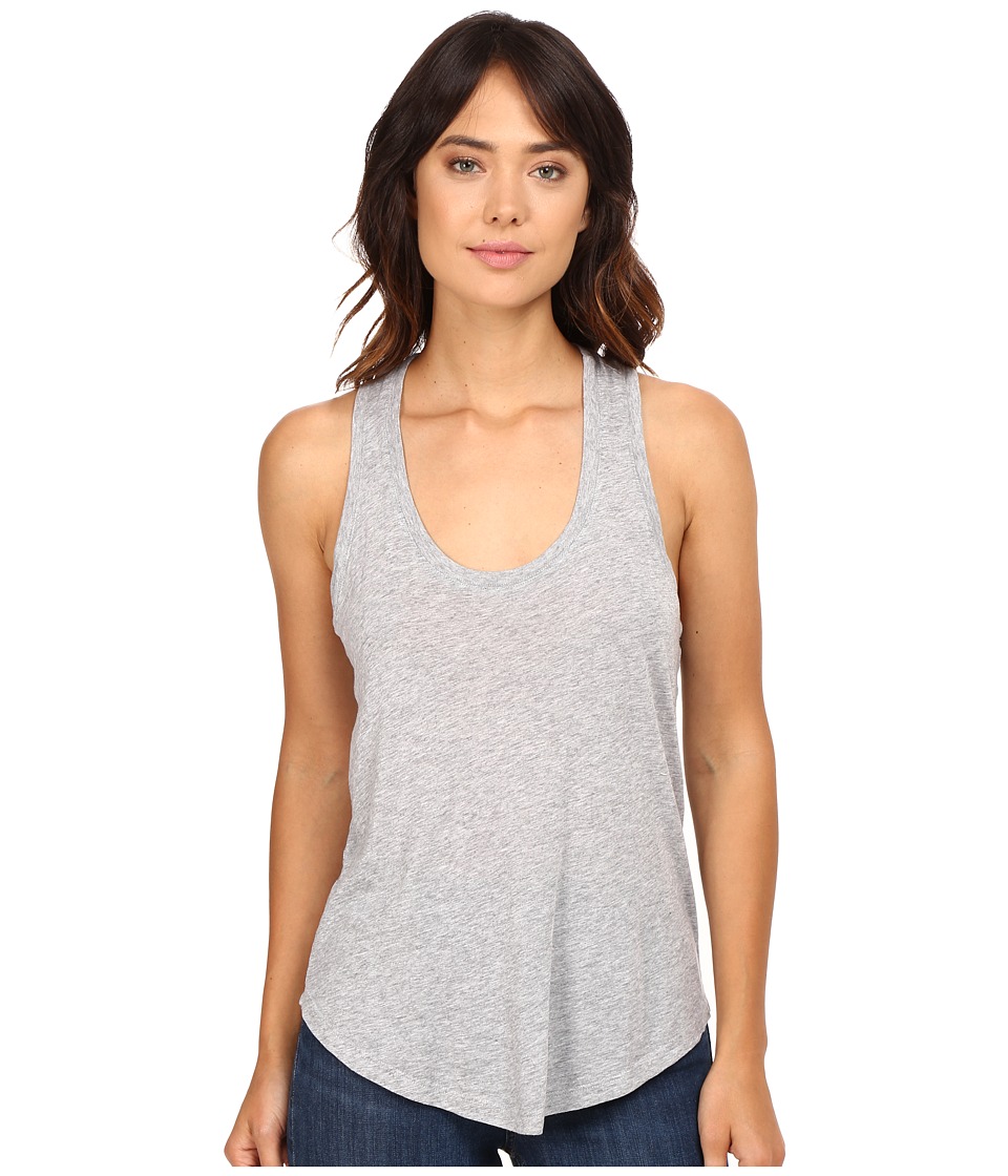 Splendid Very Light Jersey Racerback Tank (Heather Grey) Women