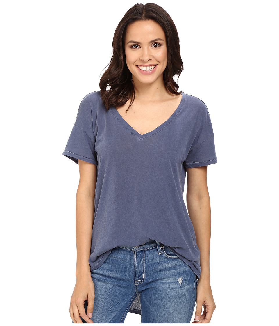 Splendid Vintage Whisper V-Neck Tee (Vintage Academy Navy) Women