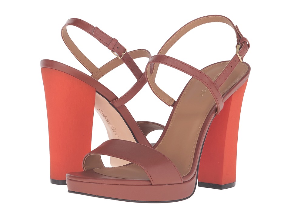 Calvin Klein Bambii (Brandy Leather) Women