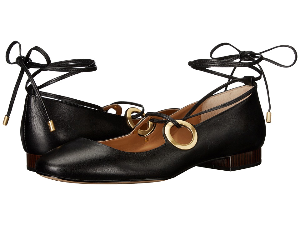 Calvin Klein Aubree (Black Leather) Women