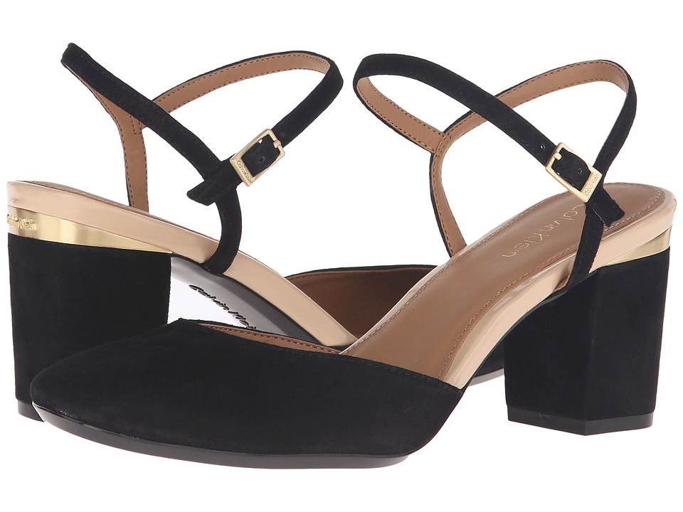 Calvin Klein Ciley (Black Suede) Women