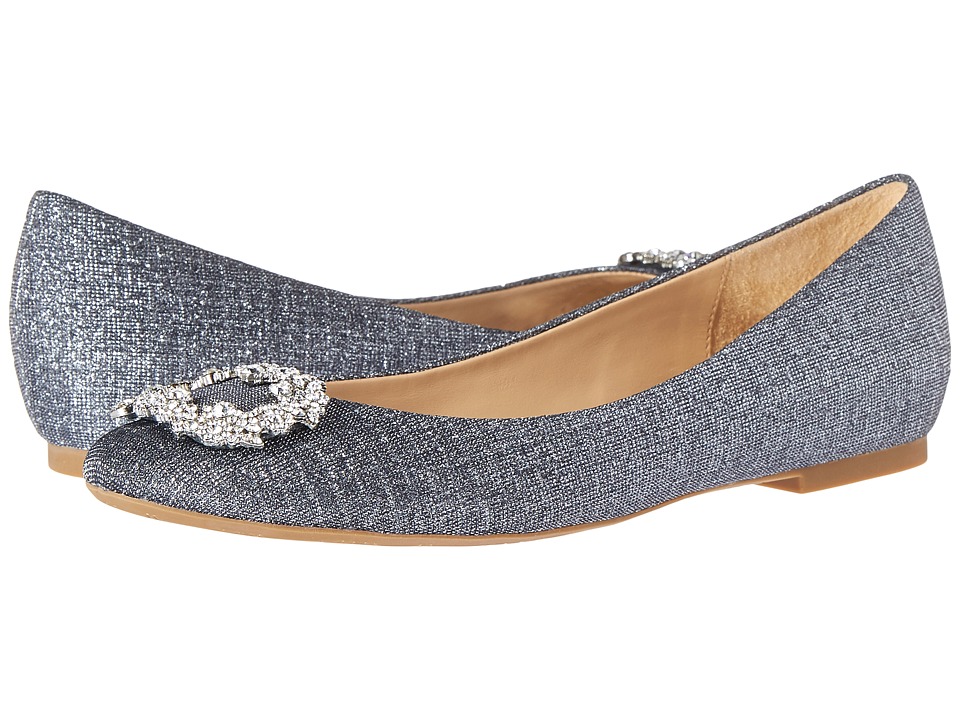 Badgley Mischka North (Pewter Woven Metallic Fabric) Women