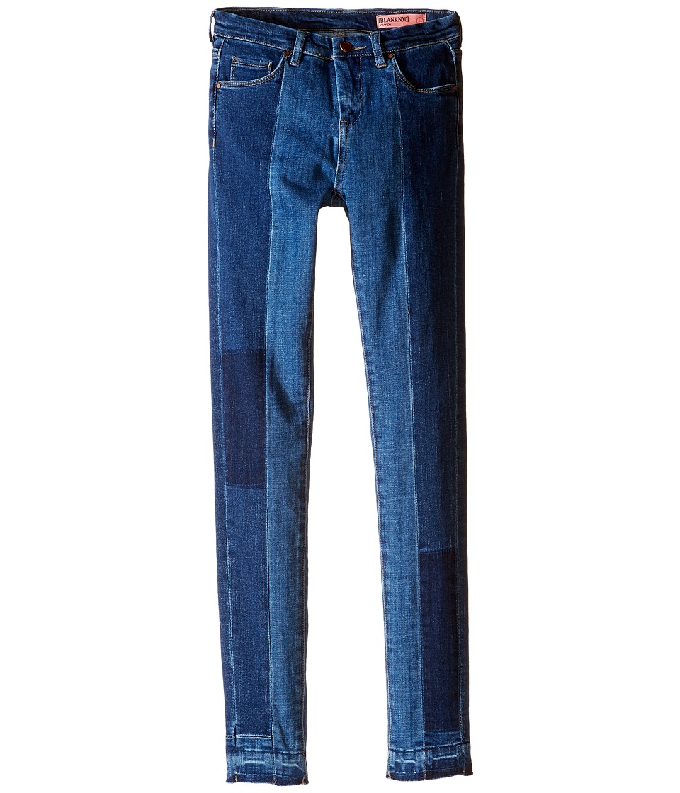 Blank NYC Kids Denim Patchwork/Denim Color Block Skinny Jeans in Youth In Trouble (Big Kids) (Youth In Trouble) Girl