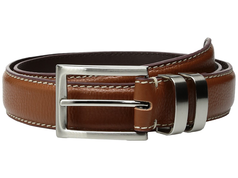 Florsheim 32mm Full Grain Leather Belt (Brown) Men