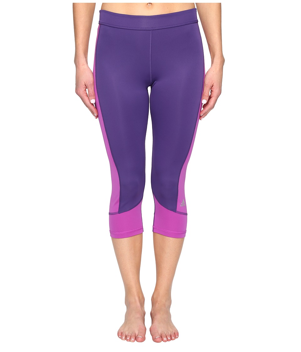 adidas Techfit Capris (Unity Purple/Shock Purple) Women