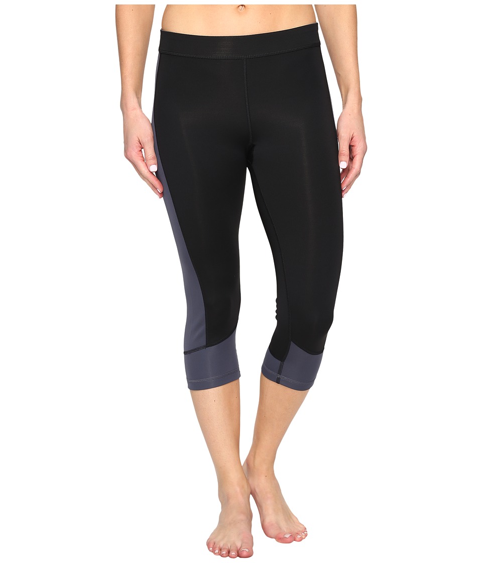 adidas Techfit Capris (Black/Utility Blue) Women