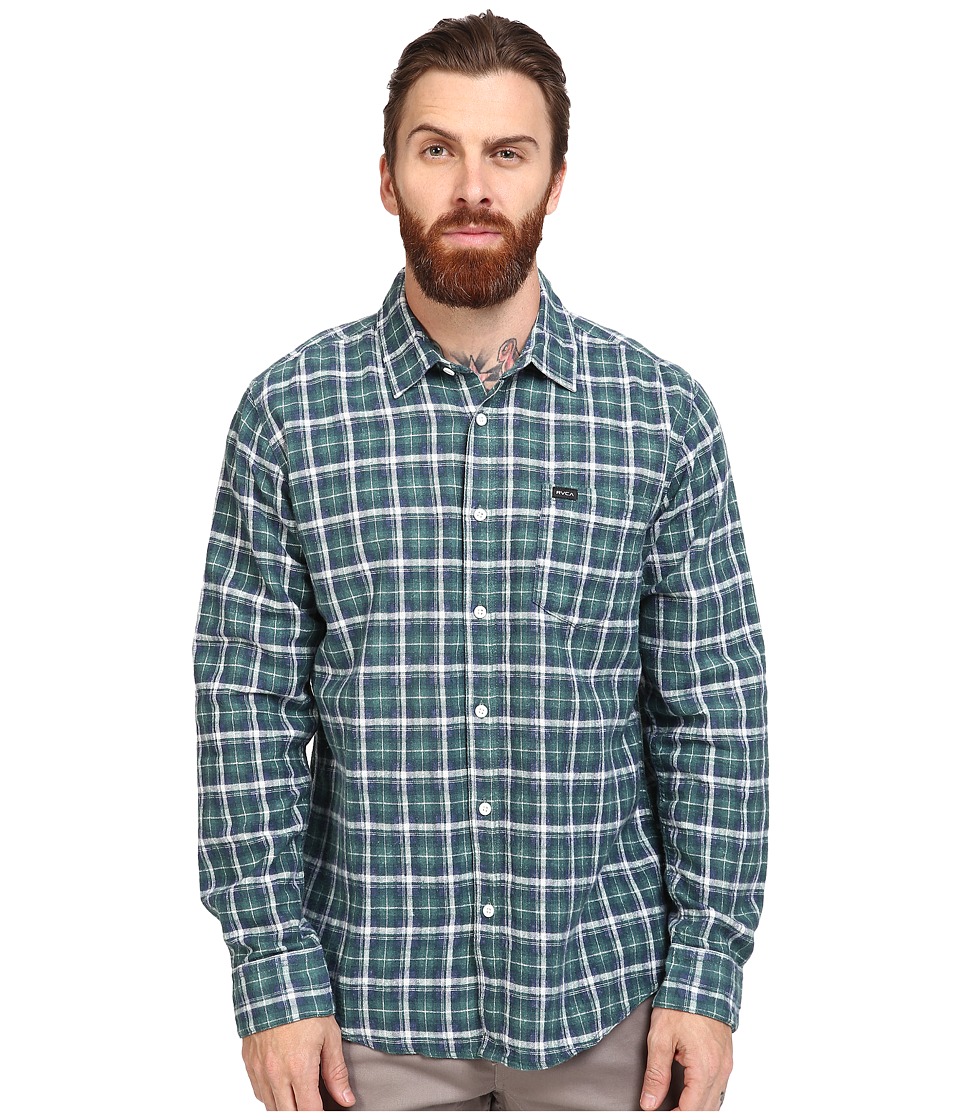 RVCA Soon As Long Sleeve Woven (Alpine) Men