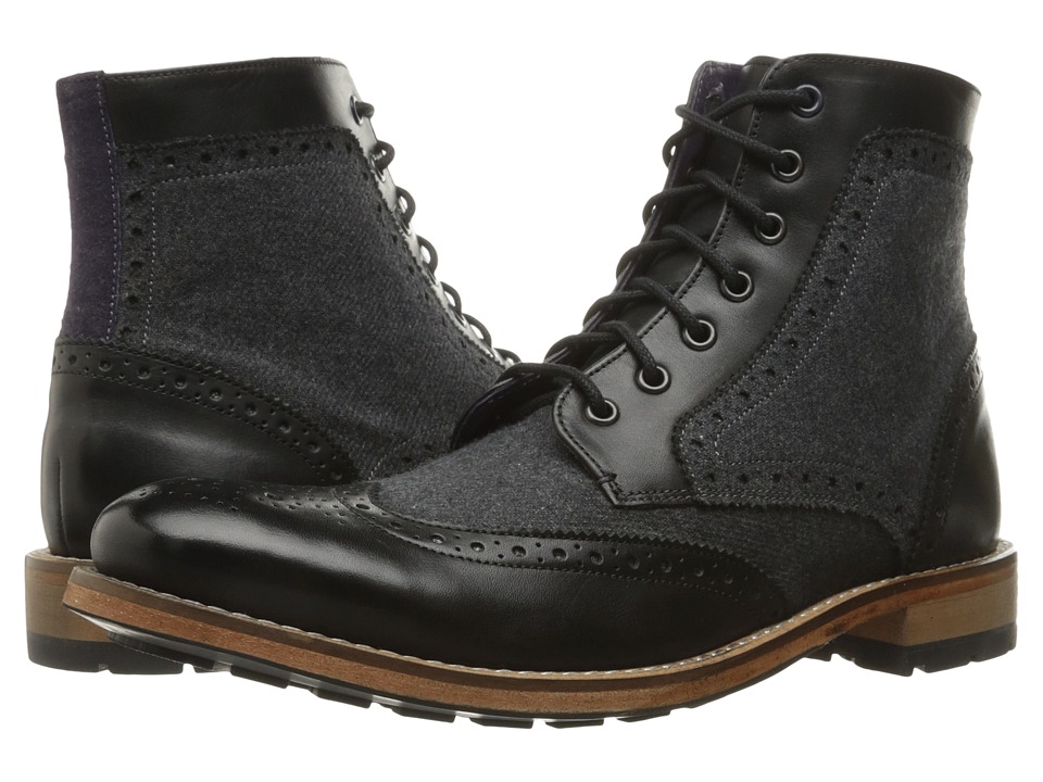Ted Baker Sealls 3 (Black/Dark Grey Wool) Men