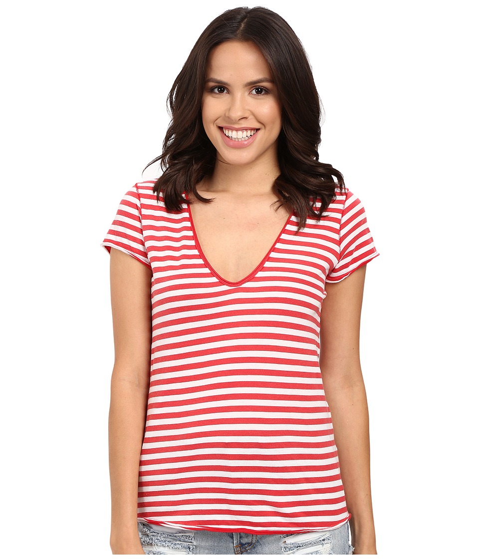 Free People Avery Tee (Ivory) Women