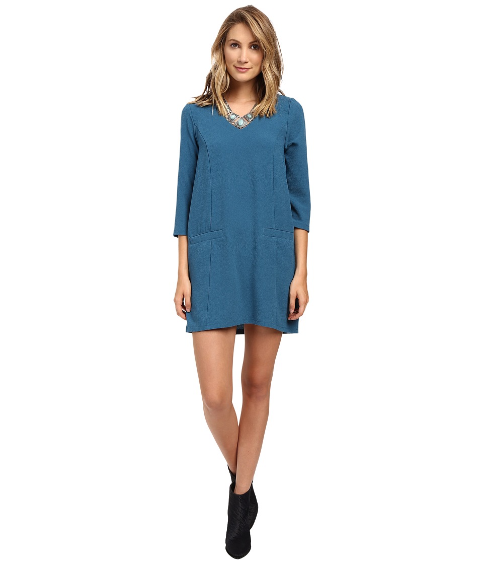 Jack by BB Dakota Andra Dress (Peacock Blue) Women