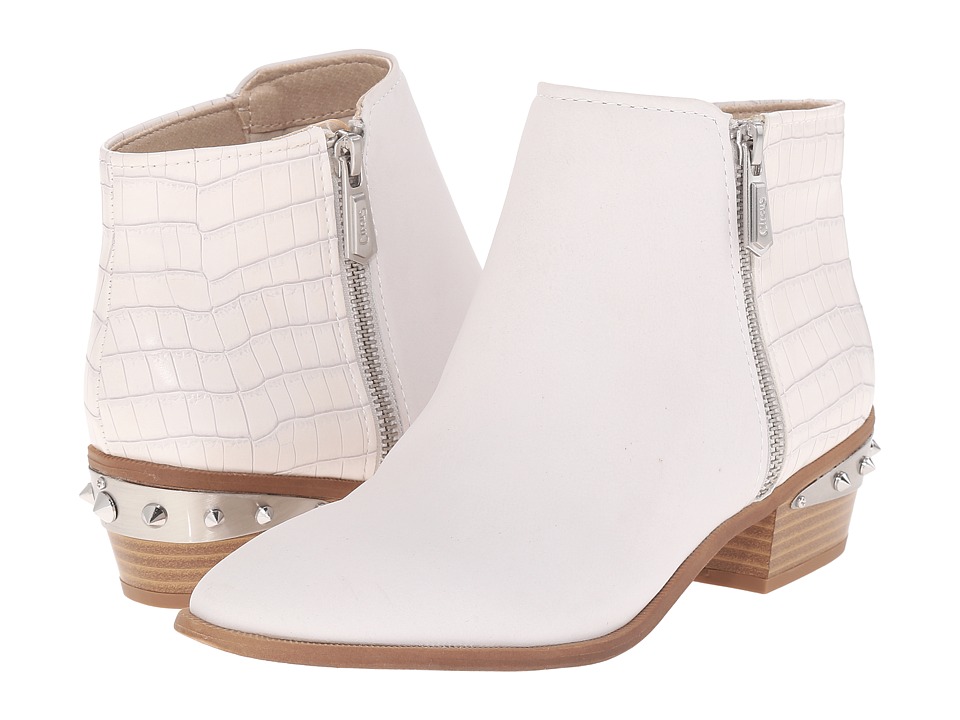 Circus by Sam Edelman Holt (White Gobi Leather/Mini Croco) Women
