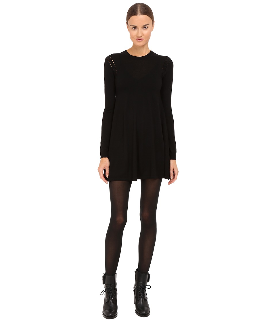 McQ Crochet Dress (Darkest Black) Women