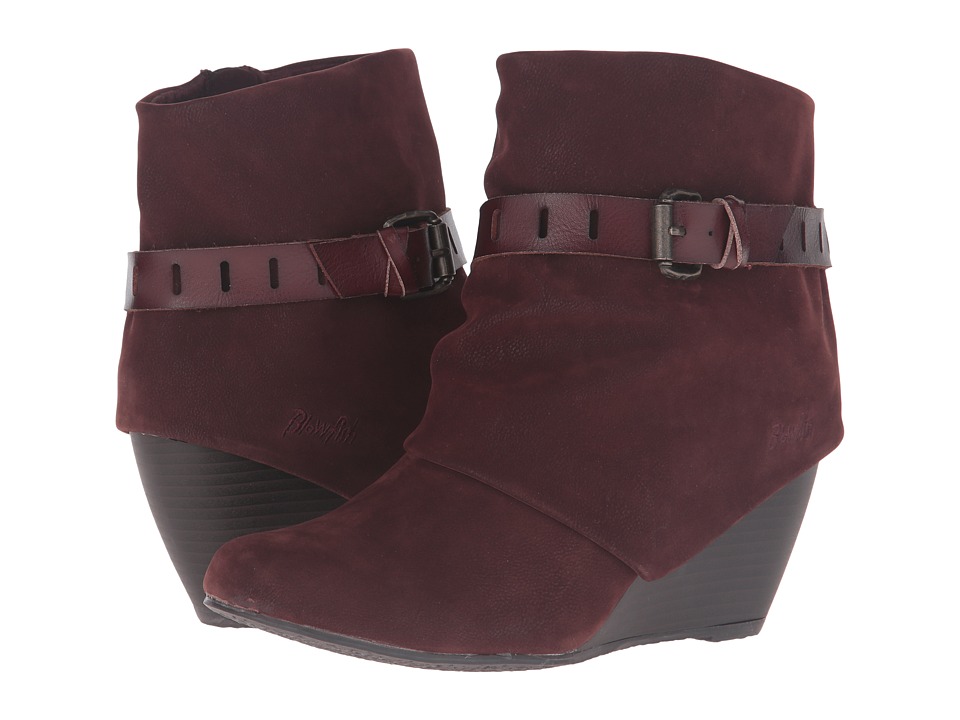 Blowfish Beryl (Burgundy Fawn PU/Wine Dyecut PU) Women