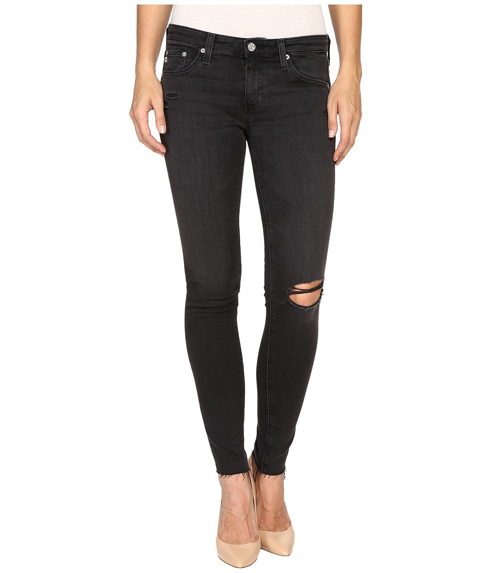 AG Adriano Goldschmied The Leggings Ankle in 10 Years Well Worn Black (10 Years Well Worn Black) Women