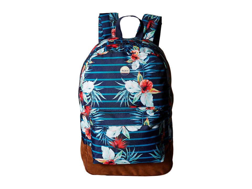 Roxy - World Is New Backpack (Exotic Lines Combo Marine) Backpack Bags