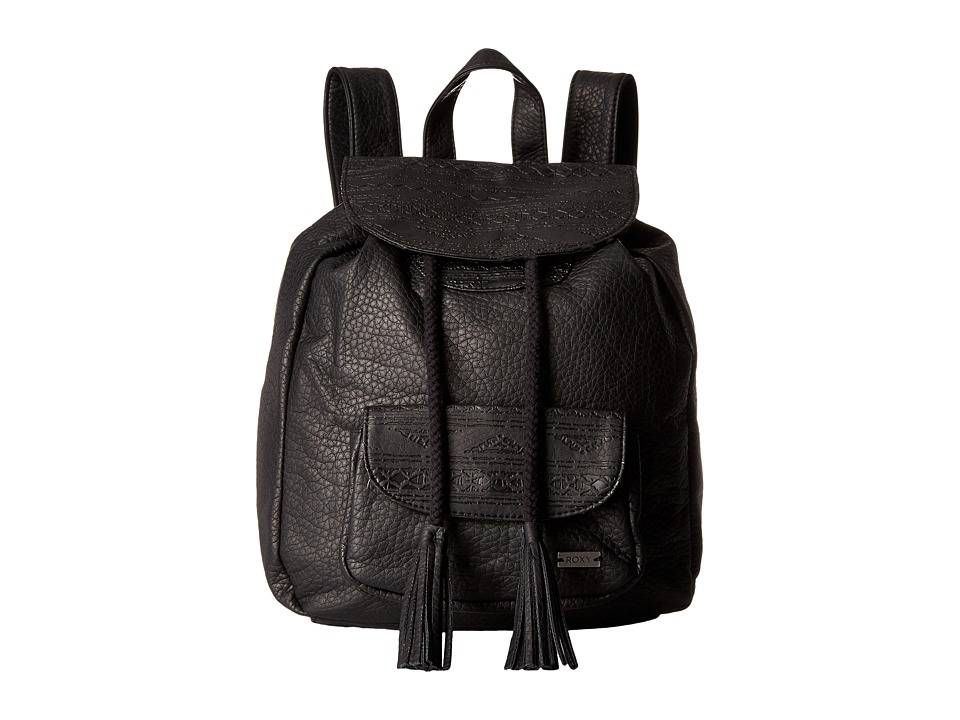 Roxy - Ocean Roar Backpack (True Black) Shoulder Handbags