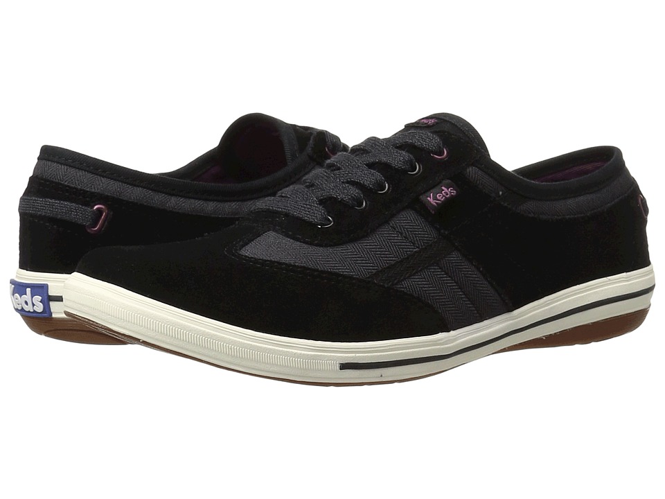 Keds Craze T-Toe (Black Suede) Women