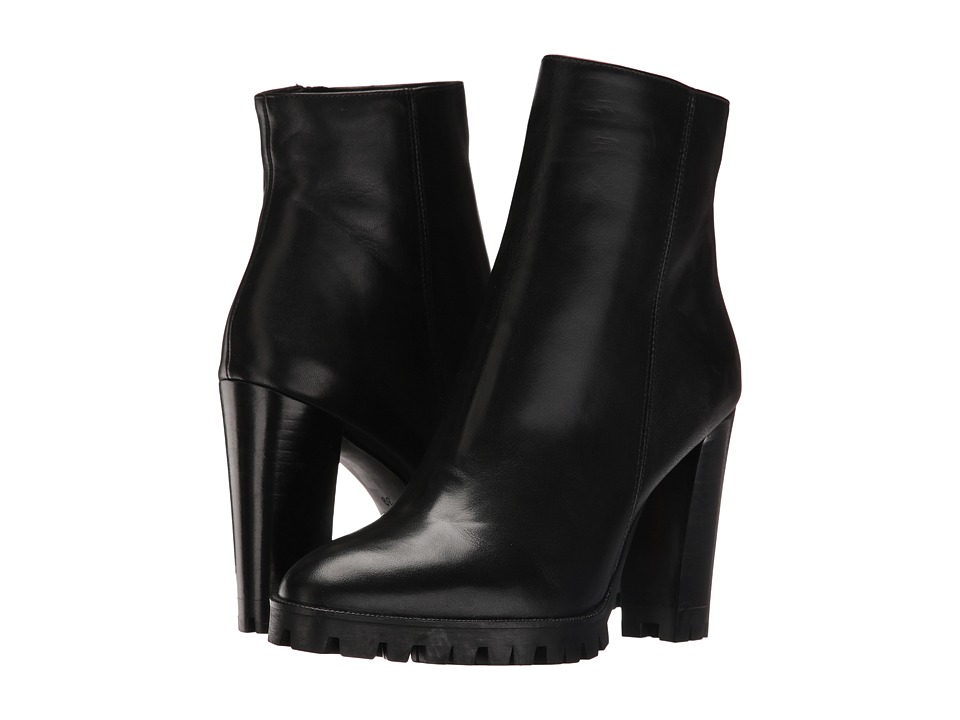 The Kooples Anne Boots Classic Black Smooth Leather (Black) Women