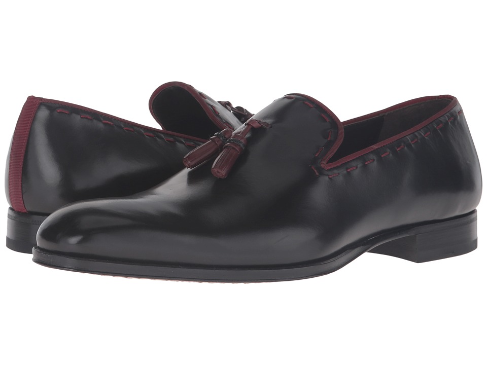 Mezlan Plymouth (Black/Burgundy) Men