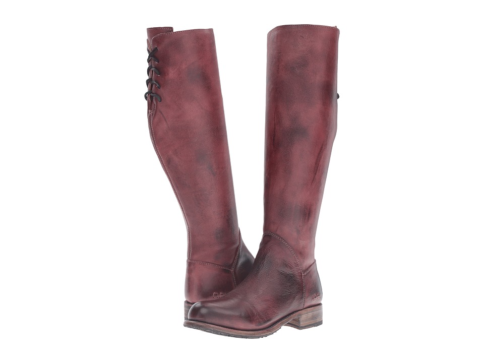Bed Stu Manchester (Dark Scarlett Rustic Leather) Women