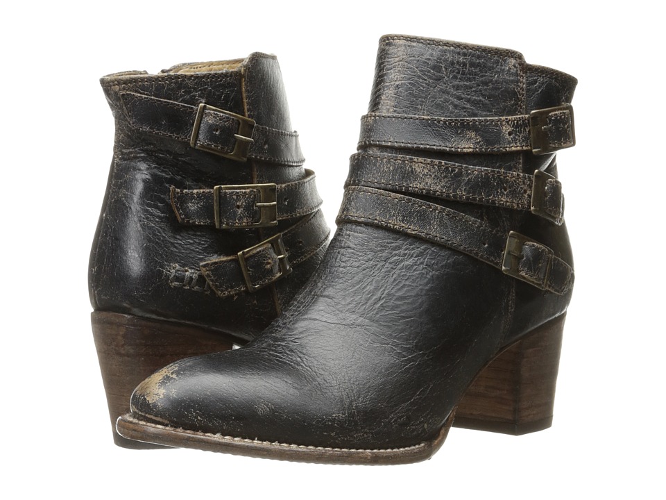 Bed Stu Begin (Black Lux Leather) Women