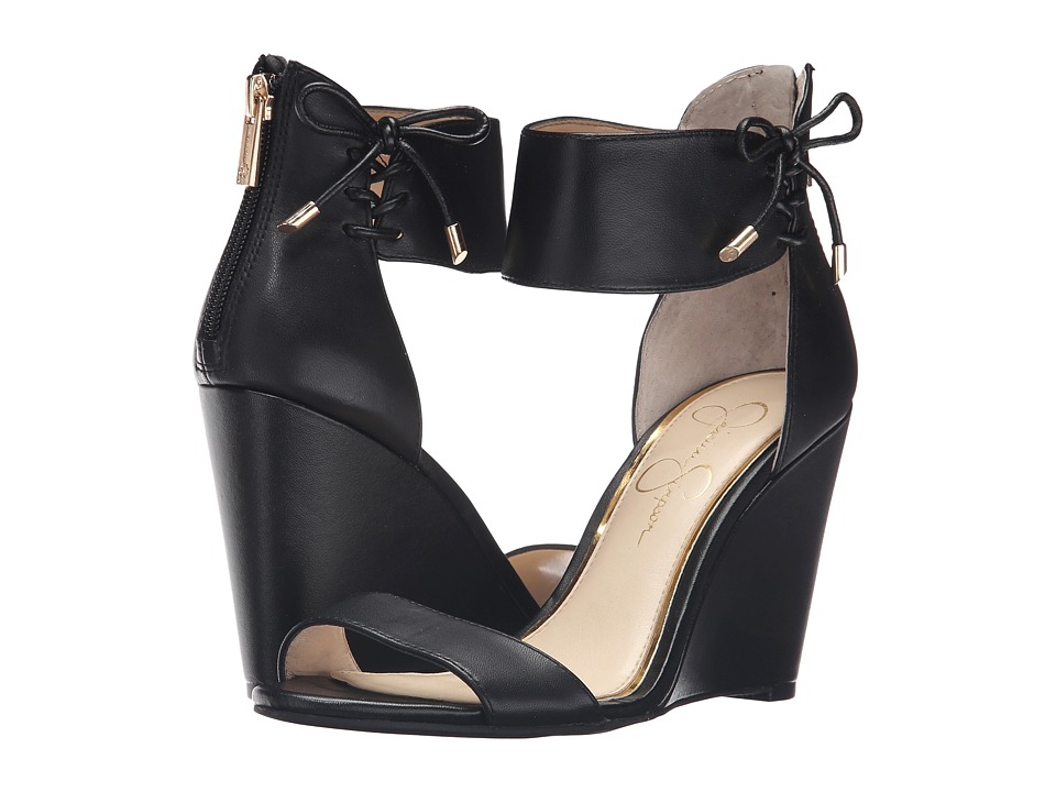 Jessica Simpson Breeley (Black Soft Nappa Silk) Women