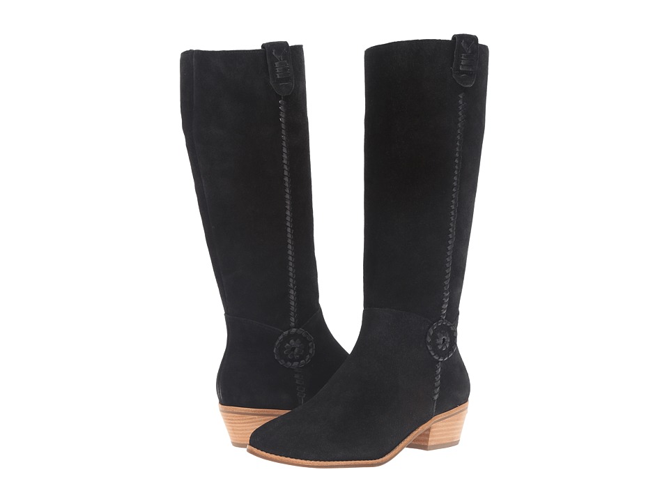 Jack Rogers Sawyer (Black Suede) Women